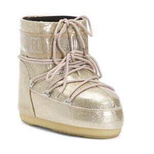 MOON BOOTS Gold Icon Low Glitter Boots